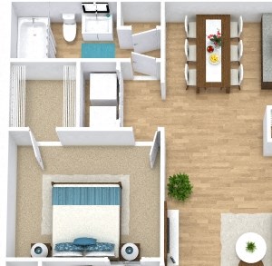 1 Bedroom Grand Prairie Apartments